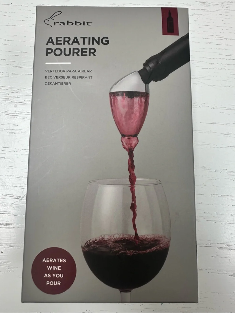 Rabbit New Aerating Pourer - Black